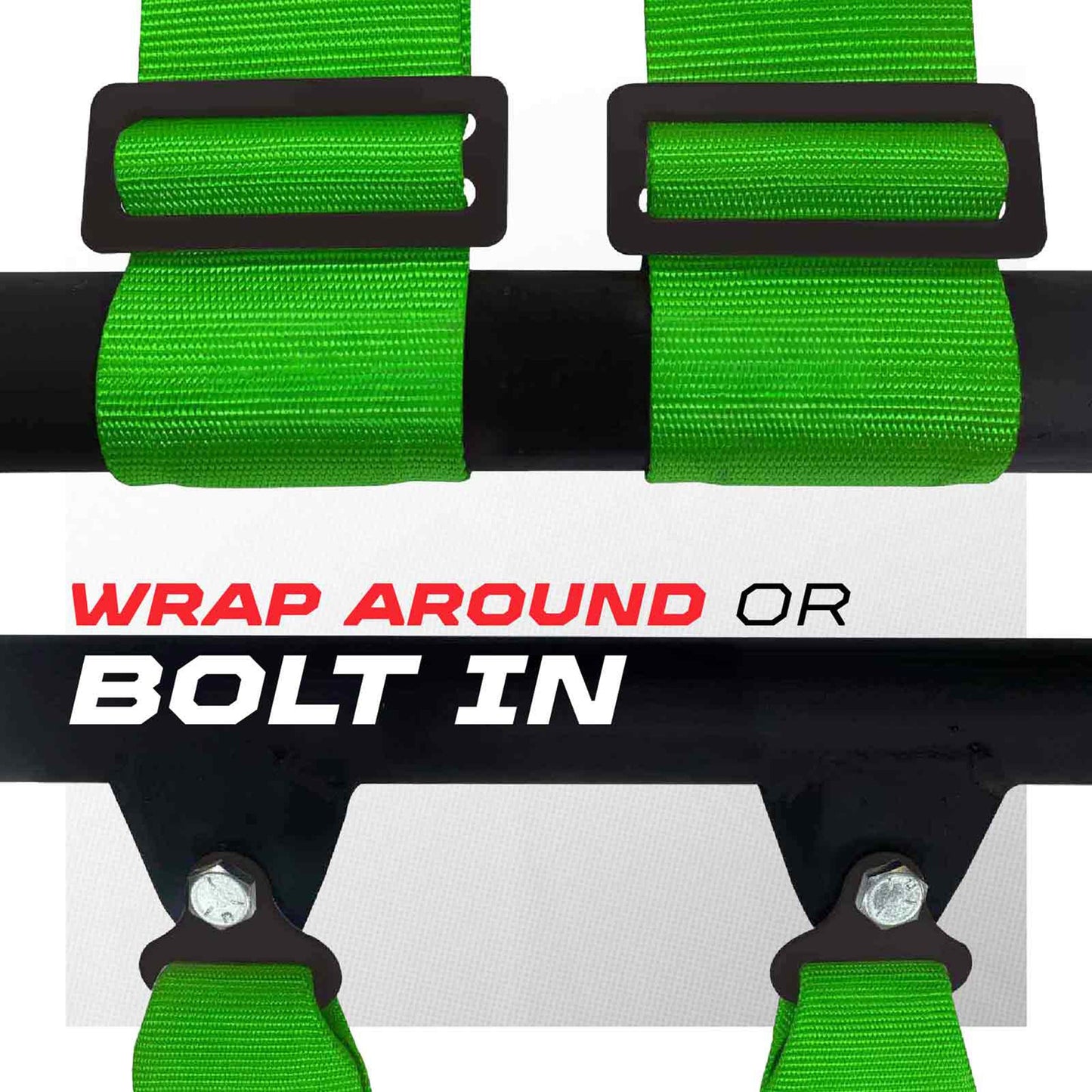 Pro Series 4 point Harness with push button release 2" & 3" available