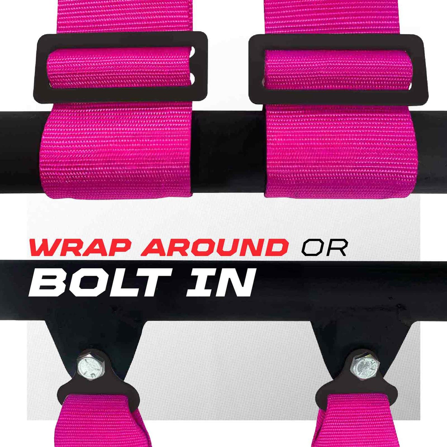 Pro Series 4 point Harness with push button release 2" & 3" available