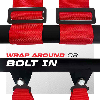Pro Series 4 point Harness with push button release 2" & 3" available