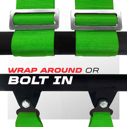 2" 4 Point Racing Harness – Pro Series Race Latch | 50 Caliber Racing