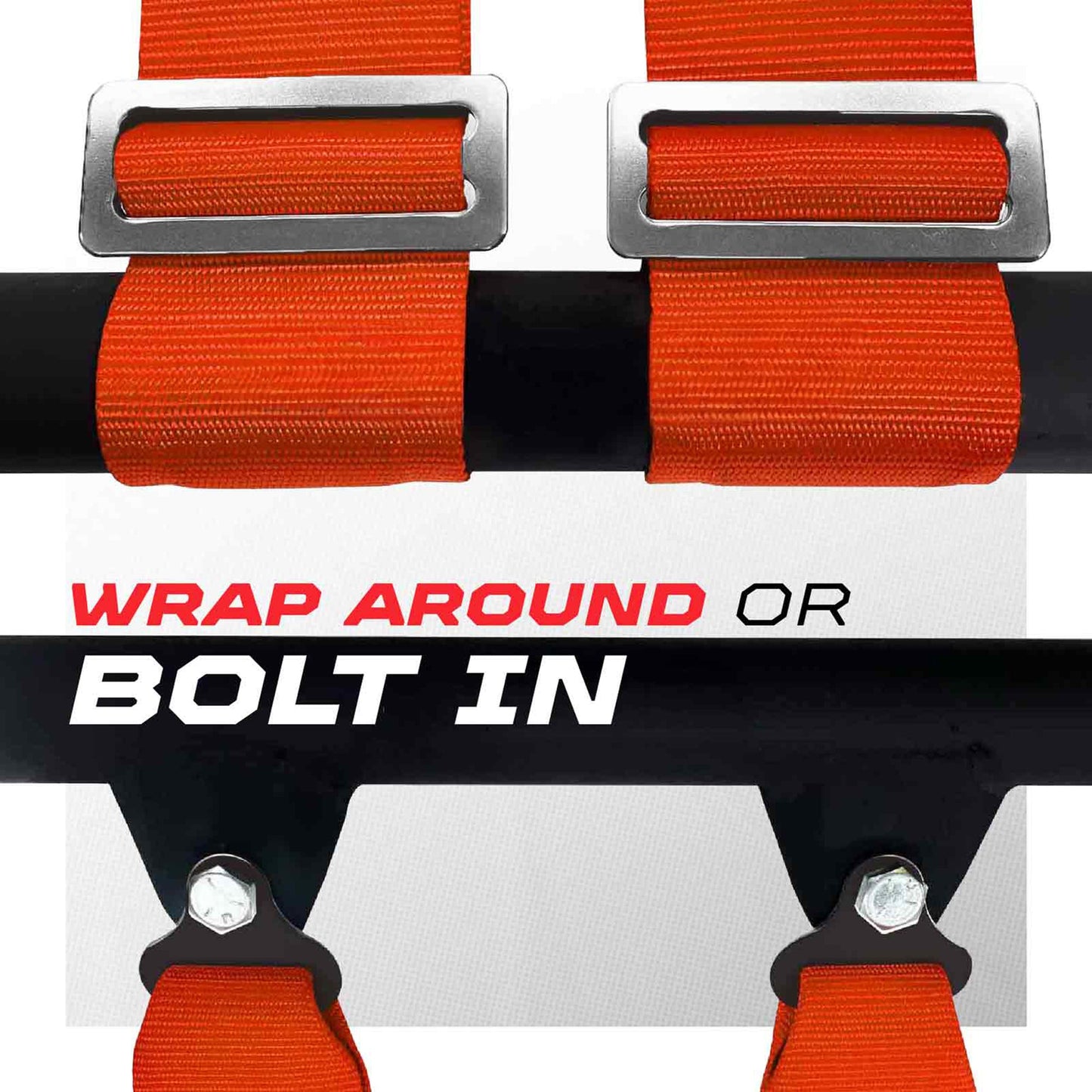 2" 4 Point Racing Harness – Pro Series Race Latch | 50 Caliber Racing