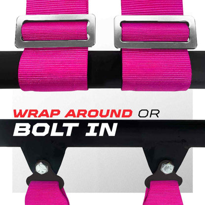2" 4 Point Racing Harness – Pro Series Race Latch | 50 Caliber Racing