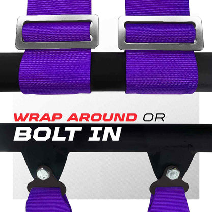 2" 4 Point Racing Harness – Pro Series Race Latch | 50 Caliber Racing