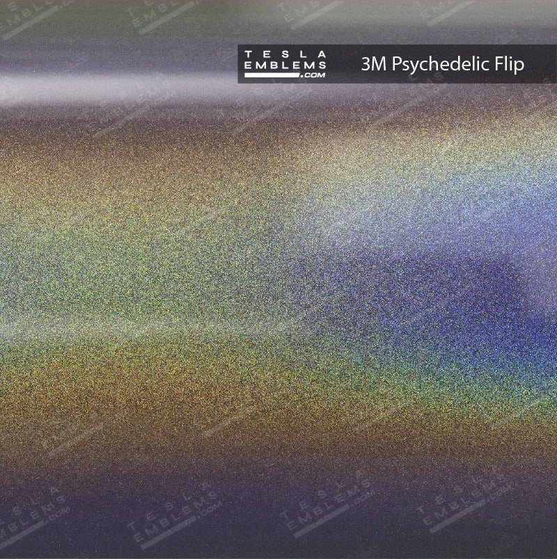 3M Satin Psychedelic Flip | Tesla Center Console Wrap Kit | Model 3 '21-24
