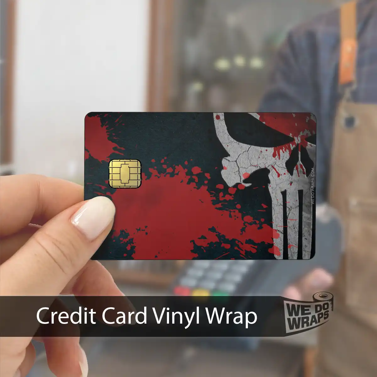 Distressed Skull | NFC Key Card Wrap
