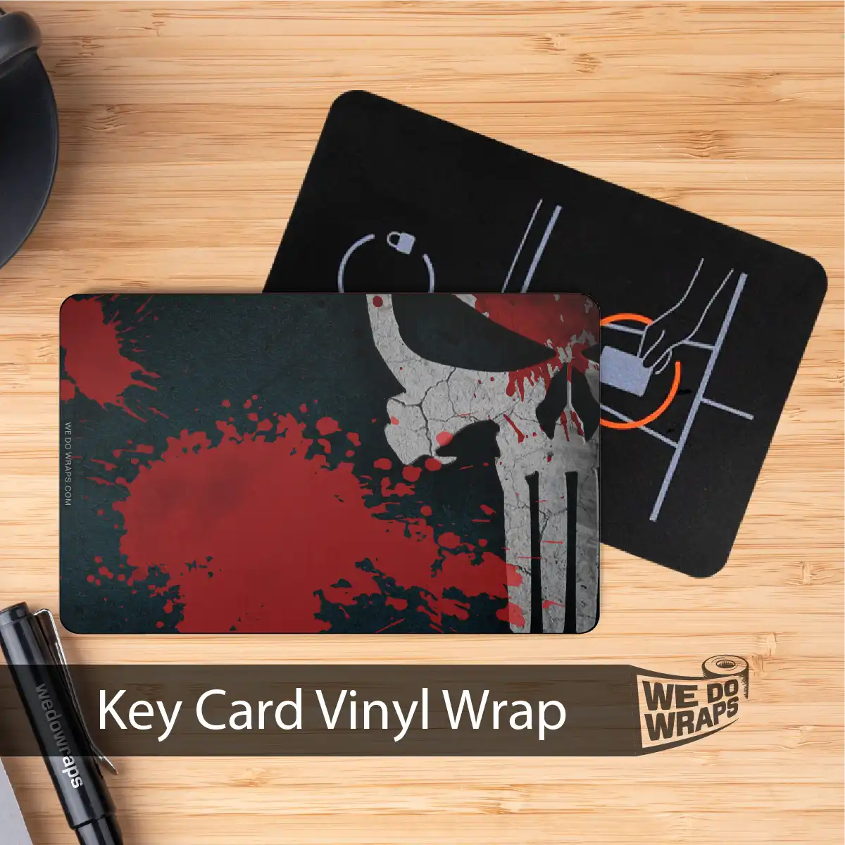 Distressed Skull | NFC Key Card Wrap