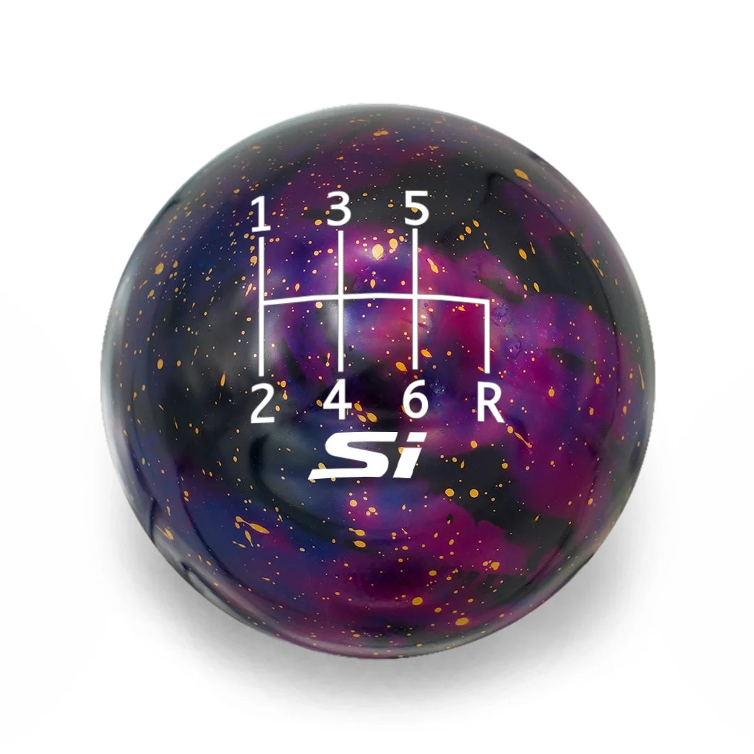 Billetworkz Cosmic Space Shift Knob - 6 Speed Si Standard Engraving - Honda