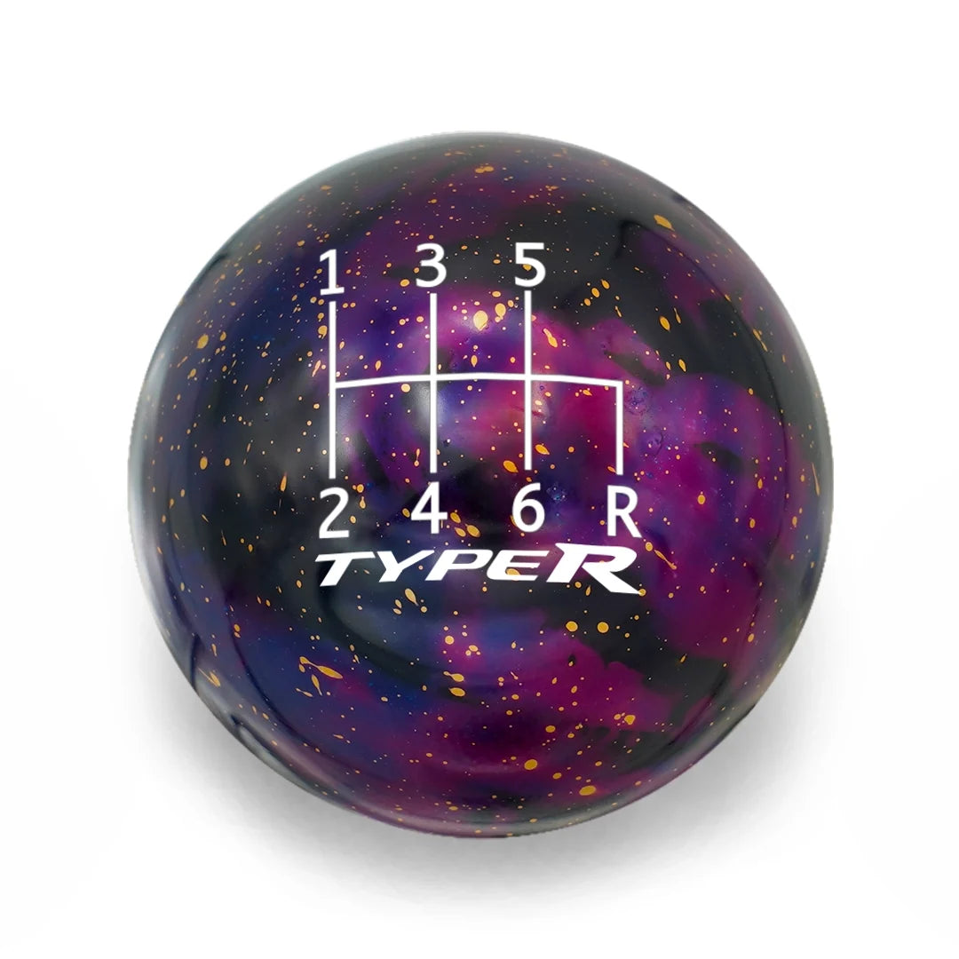 Billetworkz Cosmic Space Shift Knob - 6 Speed Type R Standard Engraving - Honda