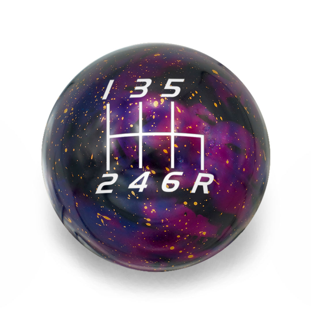 Billetworkz Cosmic Space Shift Knob - 6 Speed Velocity Engraving for Honda