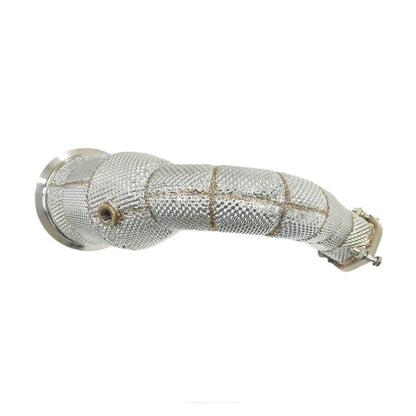 High Flow Catted 304 Stainless Exhaust Downpipe for Audi Q8 3.0T