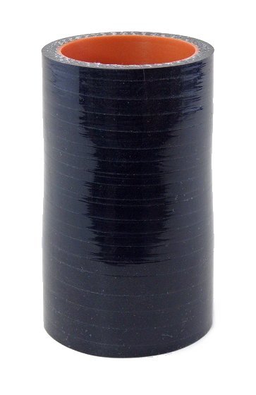 1.5" ID to 1.38" ID x 3" Long Silicone Reducing Sleeve, Gloss Black