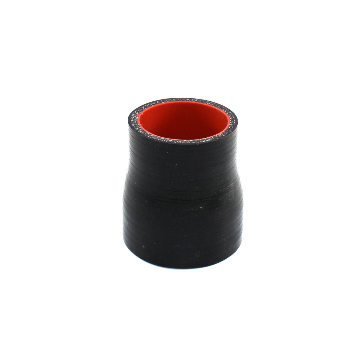 2.5" ID to 2" ID x 3" Long Silicone Reducing Sleeve, Gloss Black