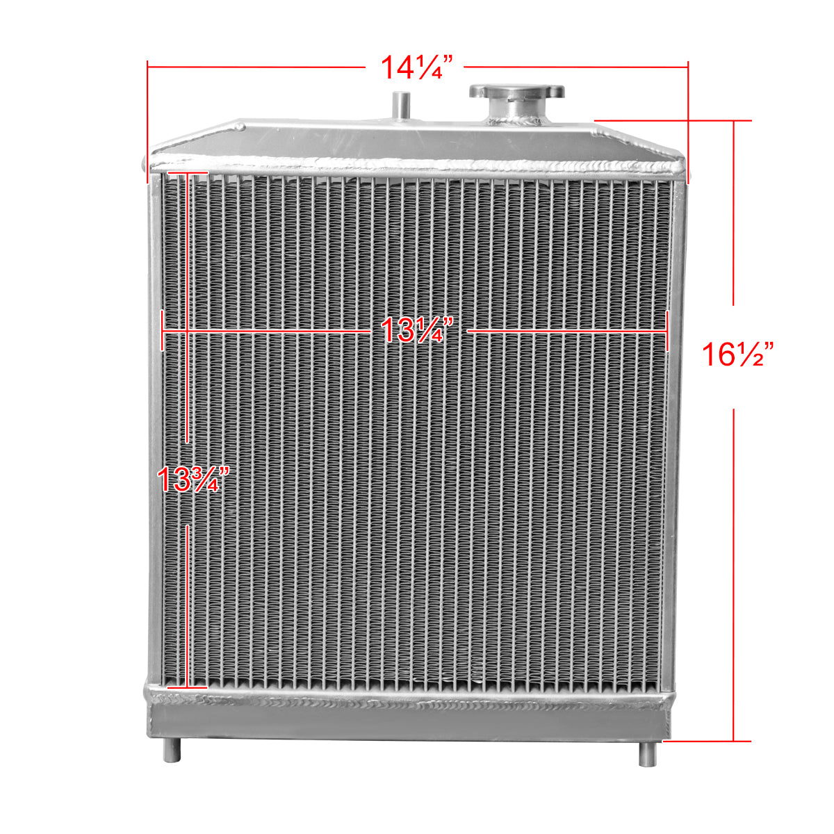 1992-2000 Honda Civic EG EK Del Sol S/Si Manual Transmission 2-Row Aluminum Performance Radiator