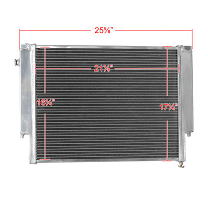 1992-1998 BMW E36 3 Series Manual Transmission  Aluminum 2-Row Performance Radiator