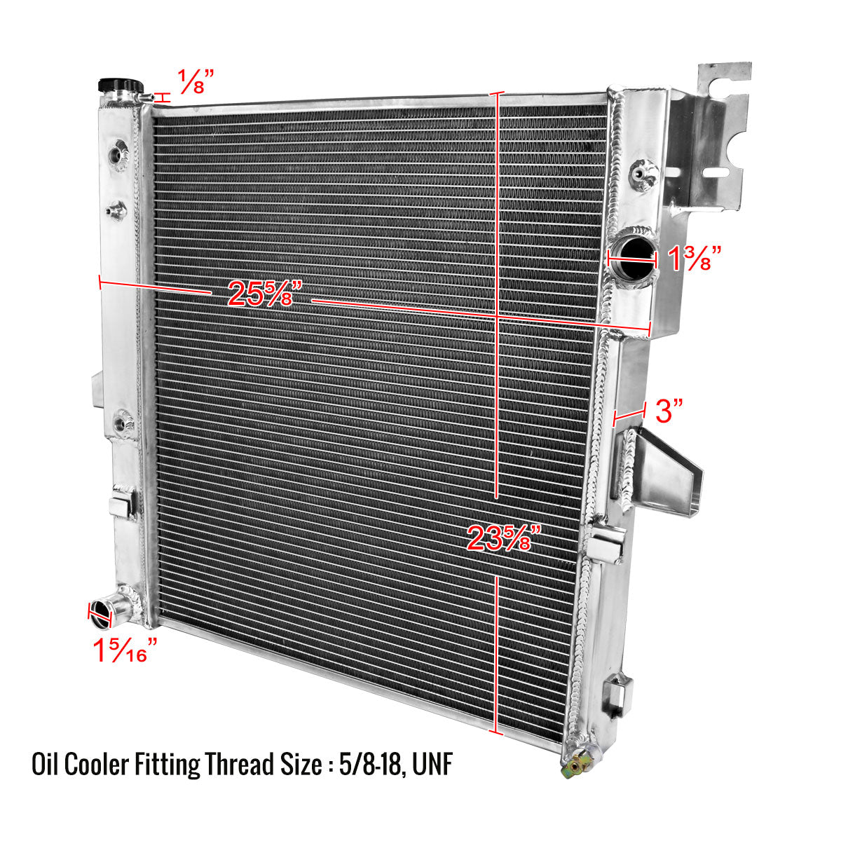 1996-1999 Ford Explorer/ 1997-1999 Mercury Moutaineer 2-Row Aluminum Performance Radiator