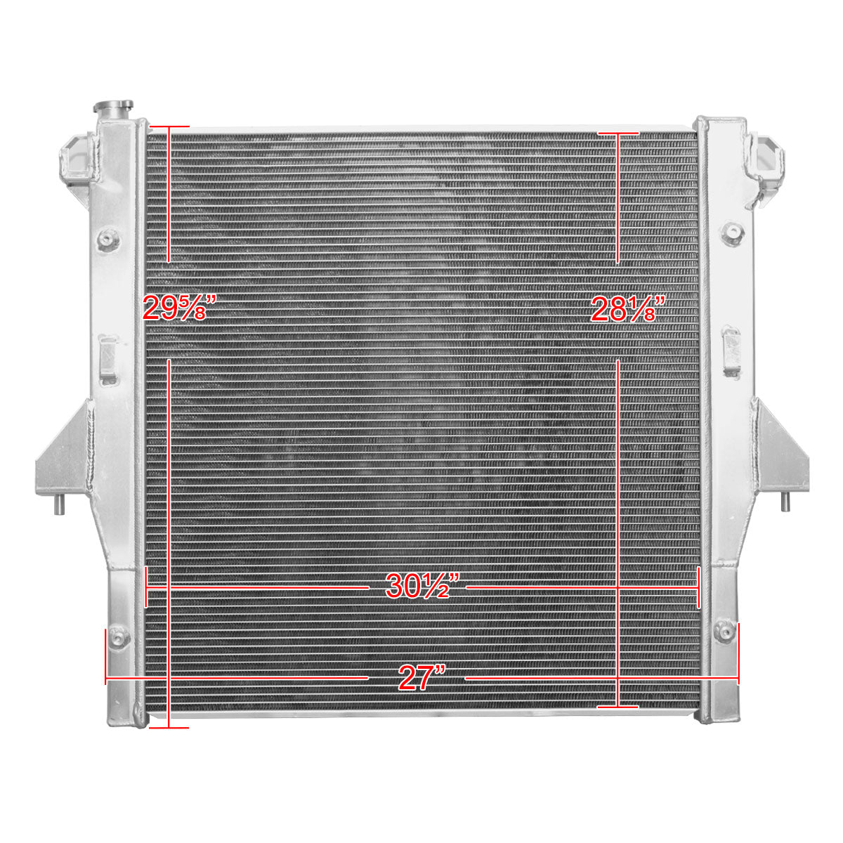 2003-2009 Dodge RAM 2500/3500 5.9L/6.7L Cummins Aluminum 2-Row Performance Radiator