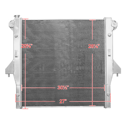 2003-2009 Dodge RAM 2500/3500 5.9L/6.7L Cummins Aluminum 2-Row Performance Radiator