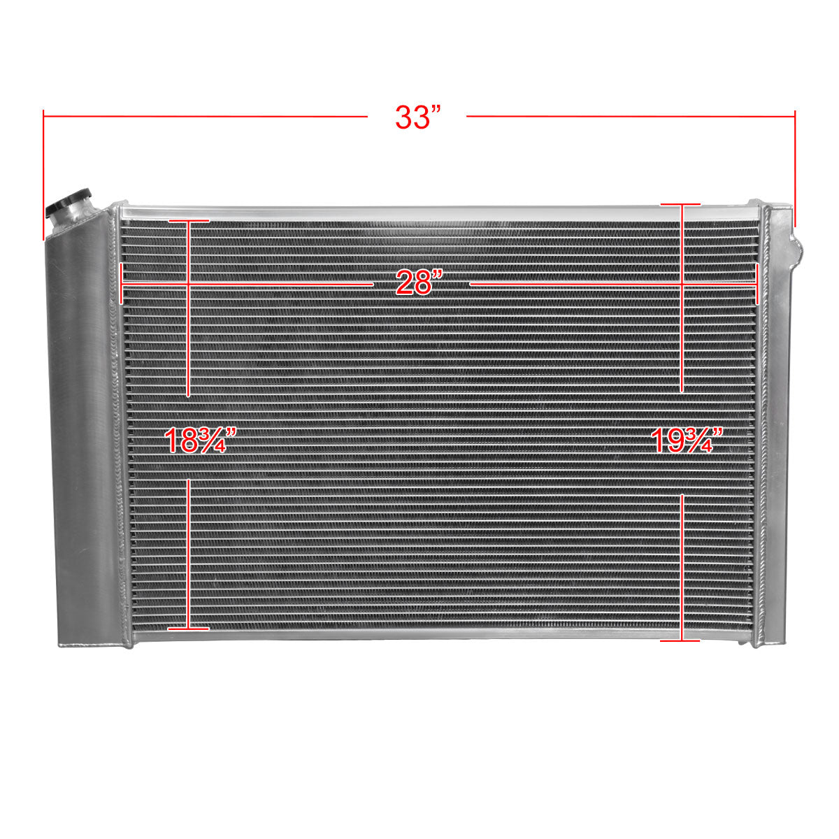 1973-1991 Chevrolet C/K Blazer/Suburban GMC Jimmy Aluminum 3-Row Performance Radiator