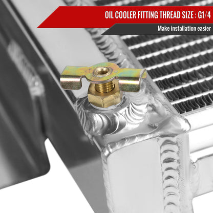 1967-1969 Chevrolet Camaro/ Pontiac Firebird V8 MT Aluminum 3-Row Performance Radiator
