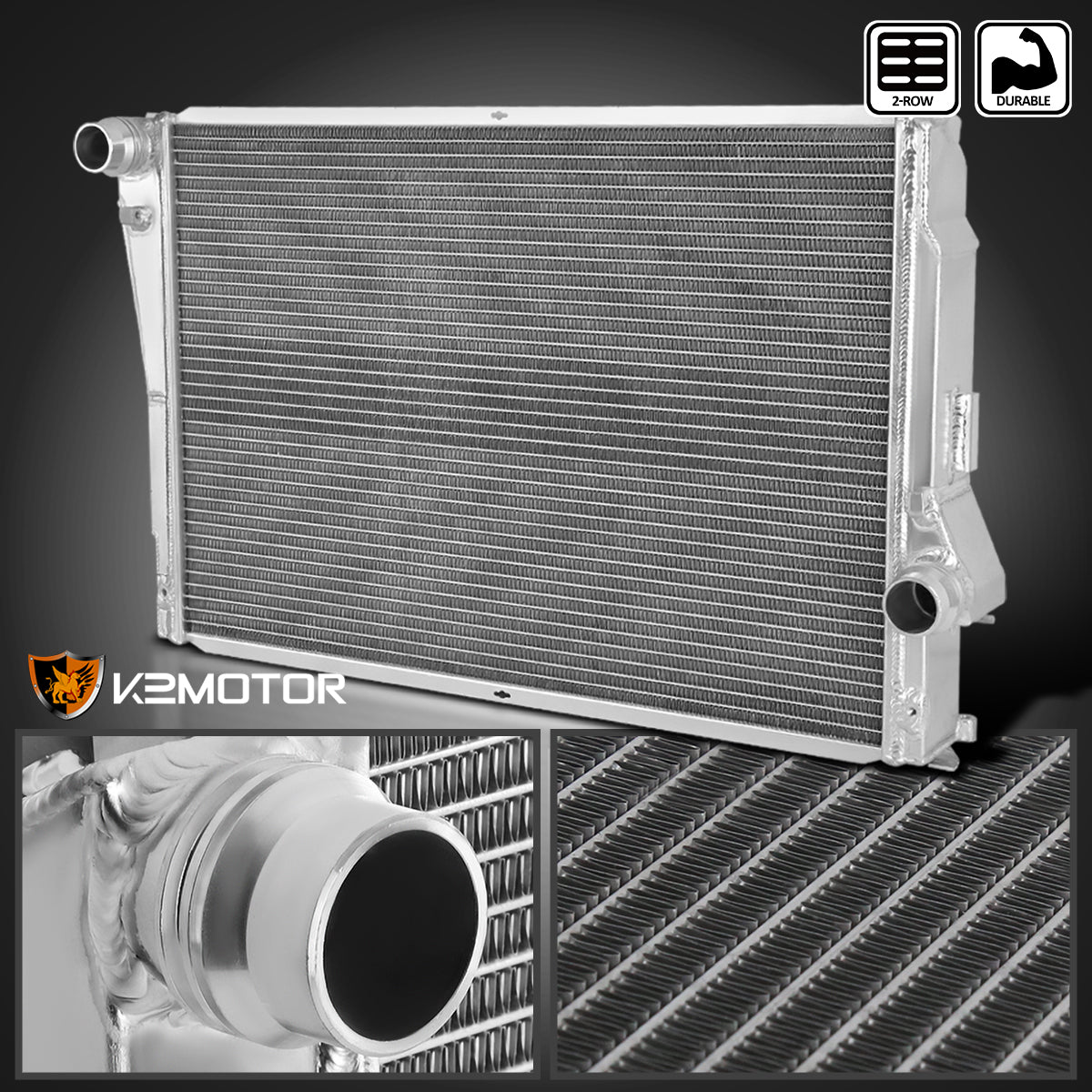 2001-2006 BMW 3 Series E46 Manual Transmission Aluminum 3-Row Performance Radiator