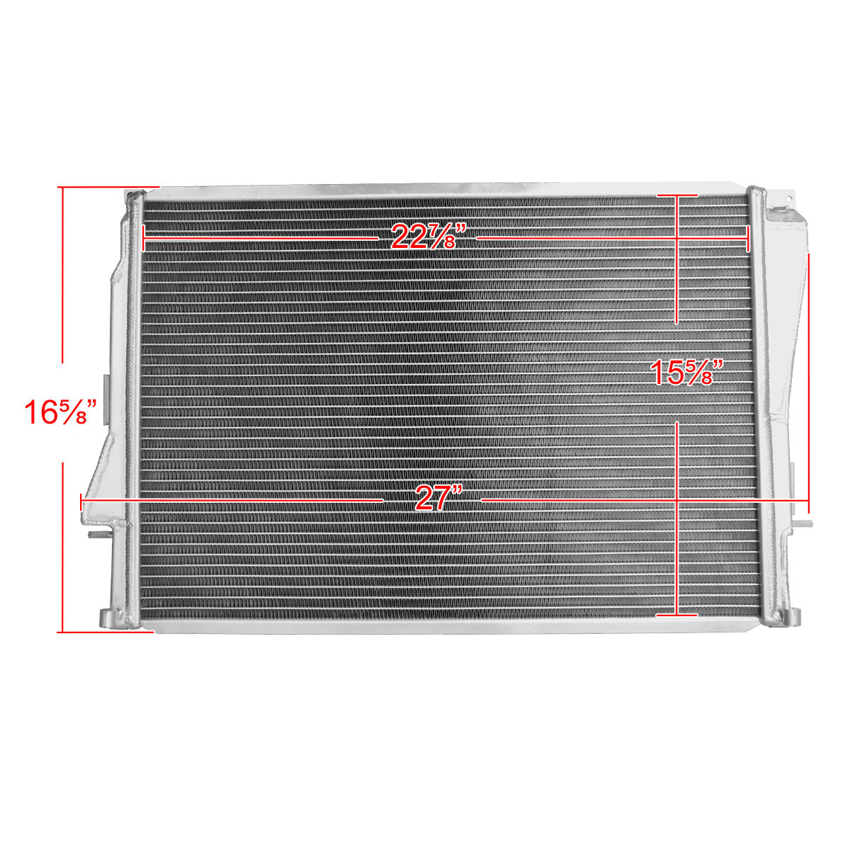 2001-2006 BMW 3 Series E46 Manual Transmission Aluminum 3-Row Performance Radiator