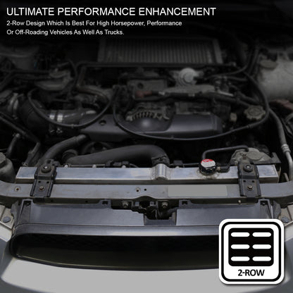 2001-2006 BMW 3 Series E46 Manual Transmission Aluminum 3-Row Performance Radiator