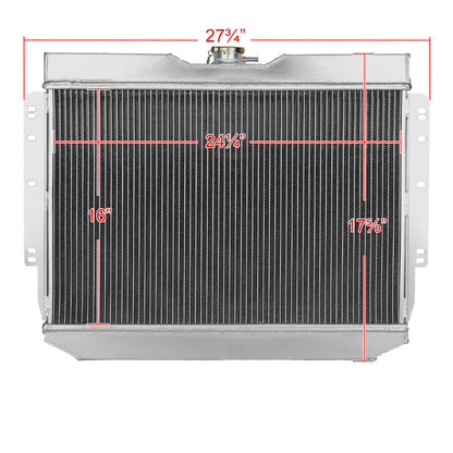 1959-1965 Chevrolet Impala/Bel Air/Biscayne/Chevelle Aluminum 2-Row Performance Radiator