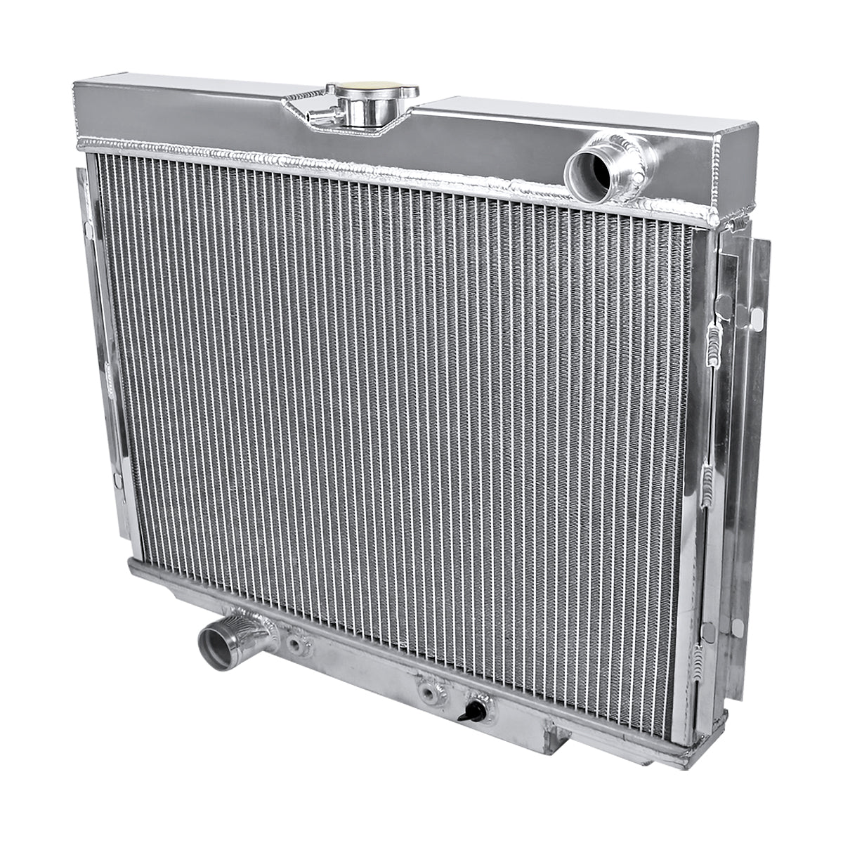 1967-1970 Ford Mustang/Fairlane/Ranchero/Torino Mercury Cougar 390ci V8 Aluminum 3-Row Performance Radiator