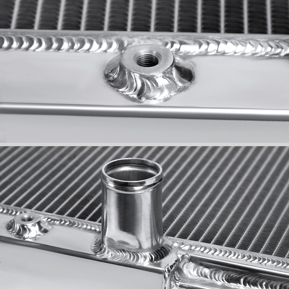 1967-1970 Ford Mustang/Fairlane/Ranchero Mercury Cougar Aluminum 3-Row Performance Radiator