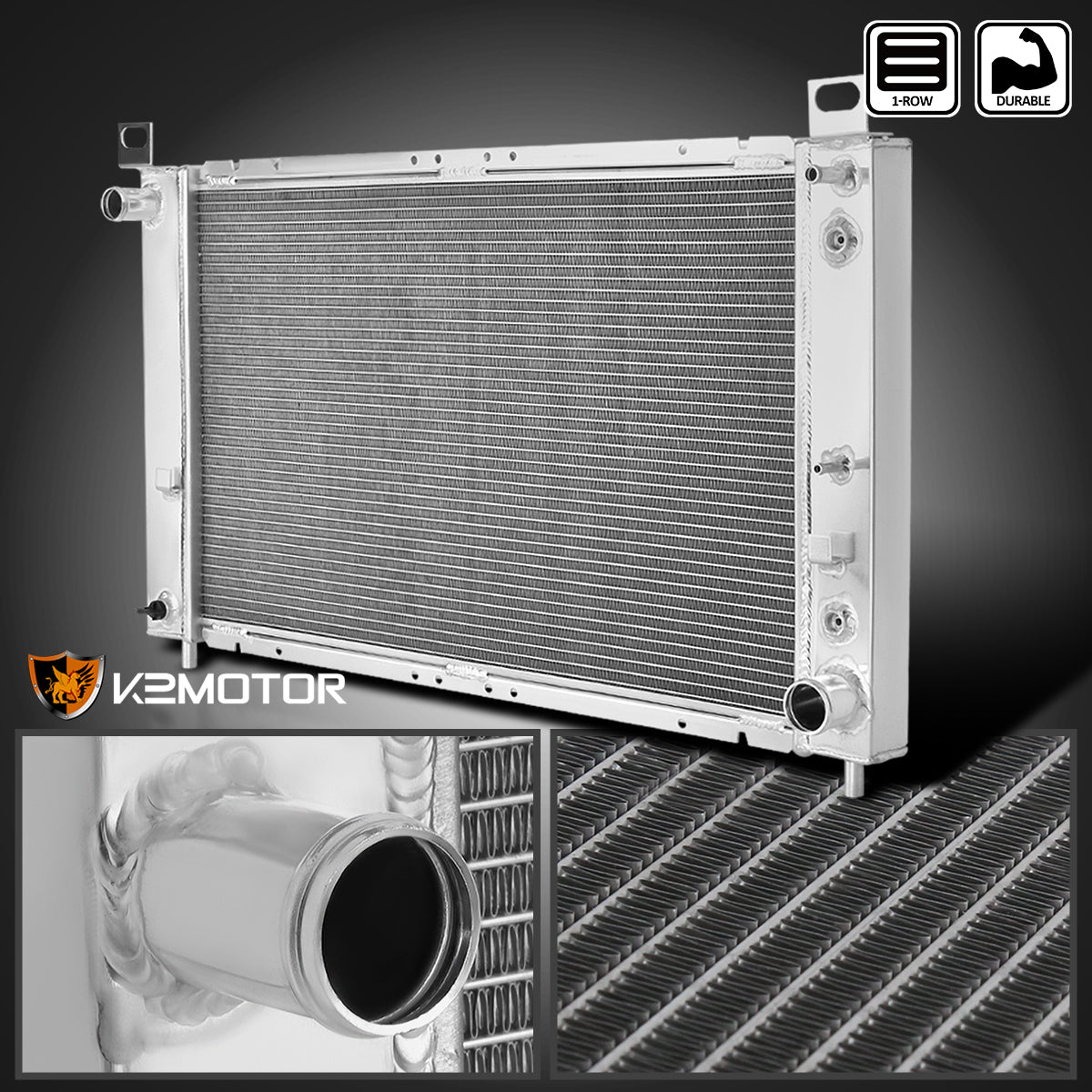 1999-2004 Chevrolet Silverado/GMC Sierra 1500 4.3L V6 Aluminum Single Row Performance Radiator