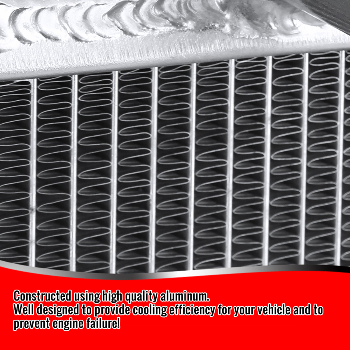 1955-1957 Ford Thunderbird Aluminum 3-Row Performance Radiator