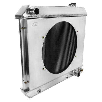 1963-1966 Pontiac Bonneville V8 3 Row Core Radiator with Fan Shroud