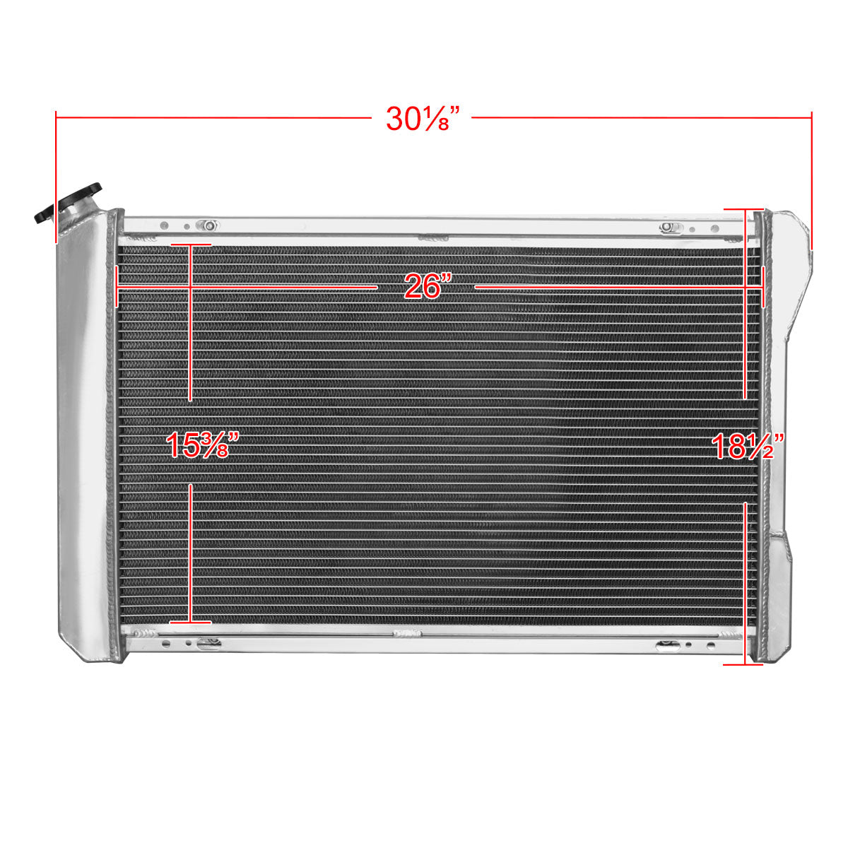 1982-1992 Chevrolet Camaro/Pontiac Firebird/Trans Am 3 Row Radiator with Dual Fan Shroud