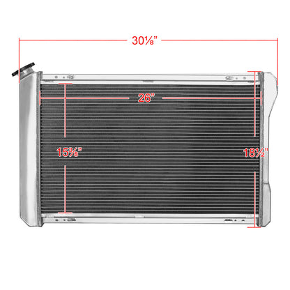 1982-1992 Chevrolet Camaro/Pontiac Firebird/Trans Am 3 Row Radiator with Dual Fan Shroud