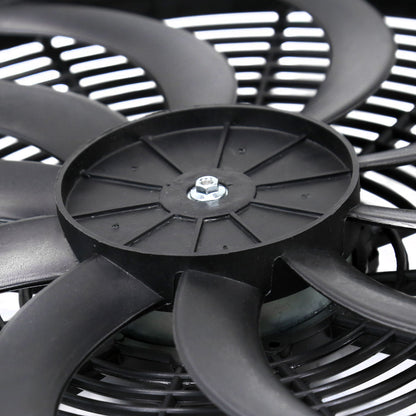 Universal 16 Inch 12V/160W Radiator Cooling Fan Kit