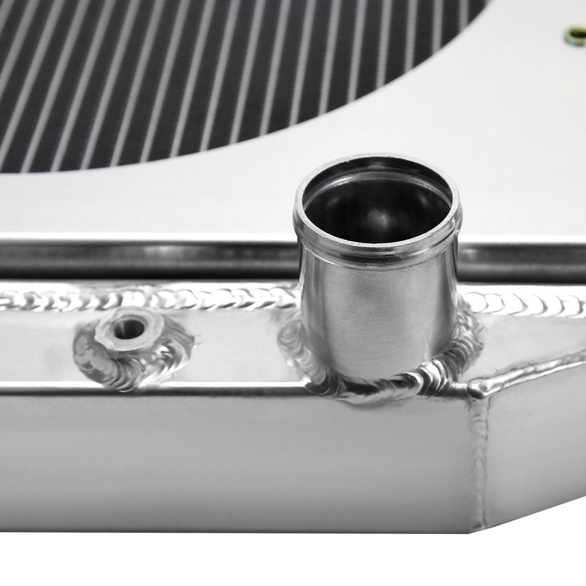 1960-1966 Ford Falcon/Mustang/Ranchero / 1960-1965 Mercury Comet 3 Row Radiator with Fan Shroud Design