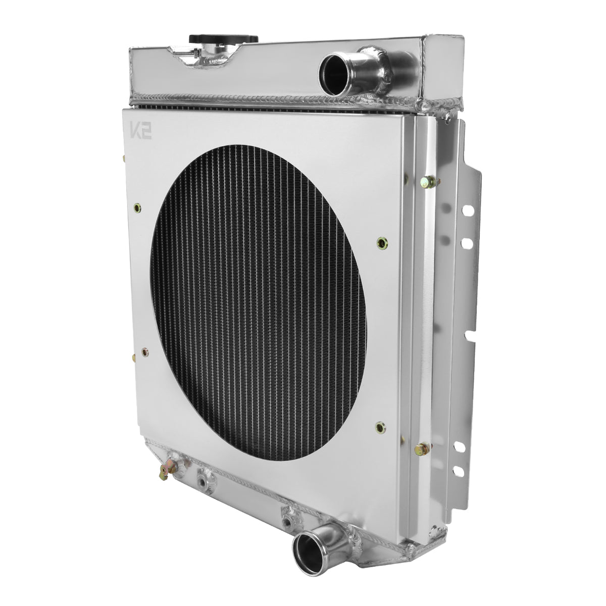 1960-1966 Ford Falcon/Mustang/Ranchero / 1960-1965 Mercury Comet 3 Row Radiator with Fan Shroud Design