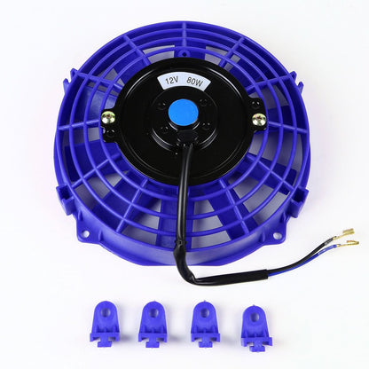 7 Inch Blue Radiator Cooling Fan