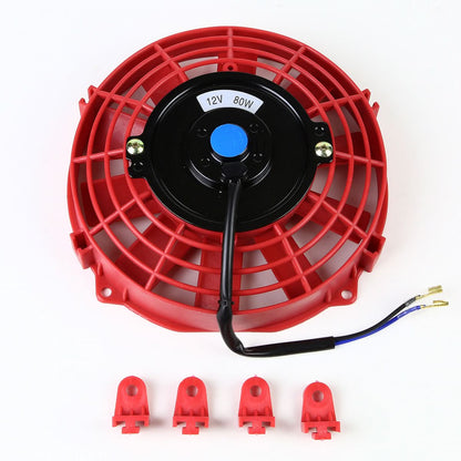 7 Inch Red Radiator Fan