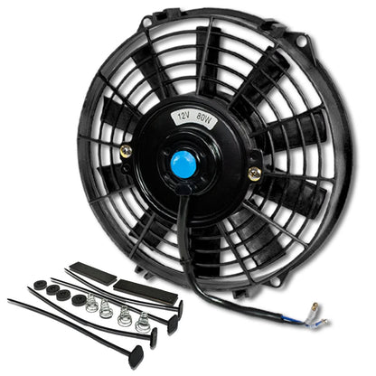 9 Inch Black Radiator Fan - Engine Cooling