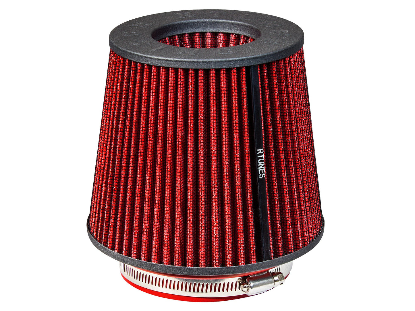 Rtunes Racing Universal Air Intake Cone Filter Cover Heat Shield Stainless Steel Black Cover with Filter | Rtunes Racing | SHIELD-CK-RAFR