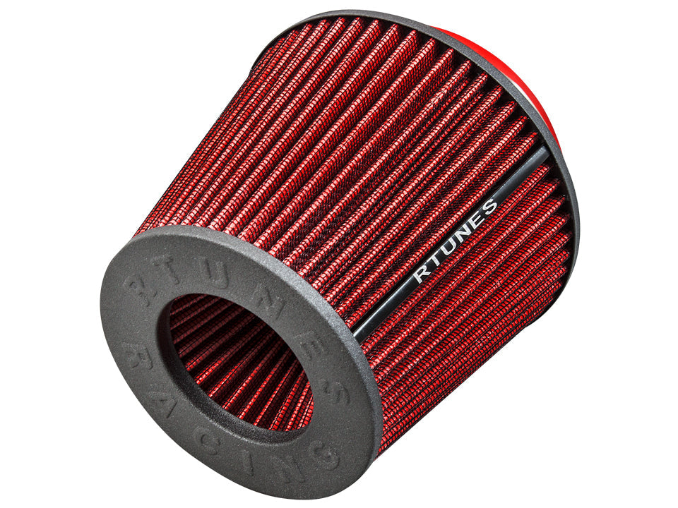 Rtunes Racing Universal Air Intake Cone Filter Cover Heat Shield Stainless Steel Black Cover with Filter | Rtunes Racing | SHIELD-CK-RAFR