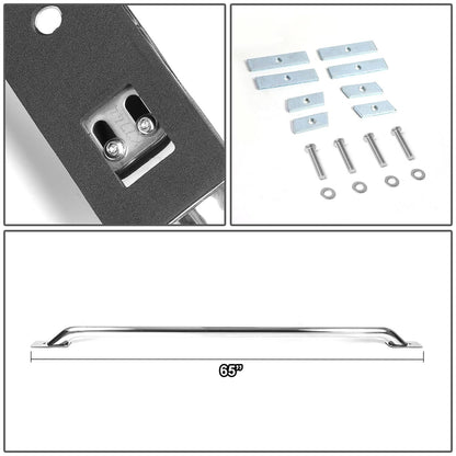 07-13 Chevy Silverado GMC Sierra 6.5FT Bed Rails Chrome