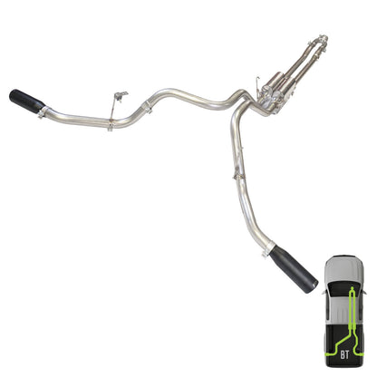 RAM, 2011-2026, 6.4L, Stainless - MPI Exhaust Cat-Back Dual Stainless Kits