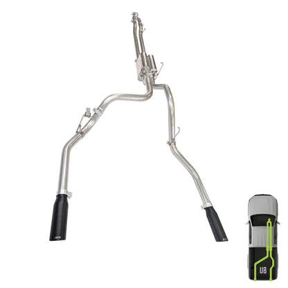 RAM, 2011-2026, 6.4L, Stainless - MPI Exhaust Cat-Back Dual Stainless Kits
