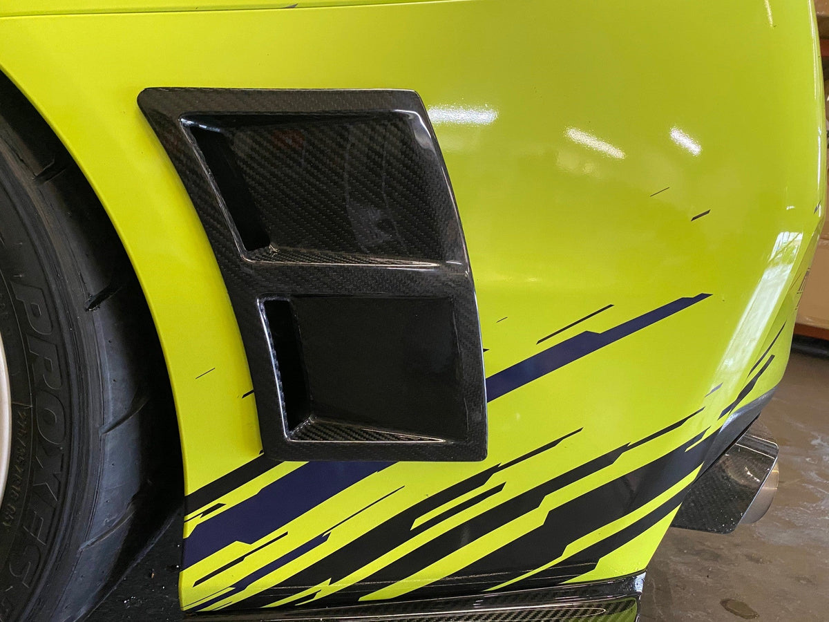 Carbon Fiber Subaru WRX/ STI Type RA Rear Bumper Ducts 2015-2021