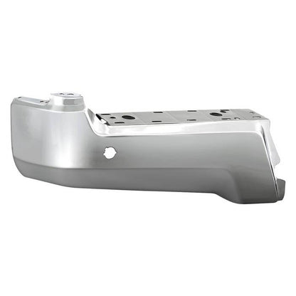 SPYDER XTune 17-19 Ford F250/ F350 Rear Left Bumper Cap End w/ Sensor Hole - Chrome RB-FF25017-BEWS-L 9048999