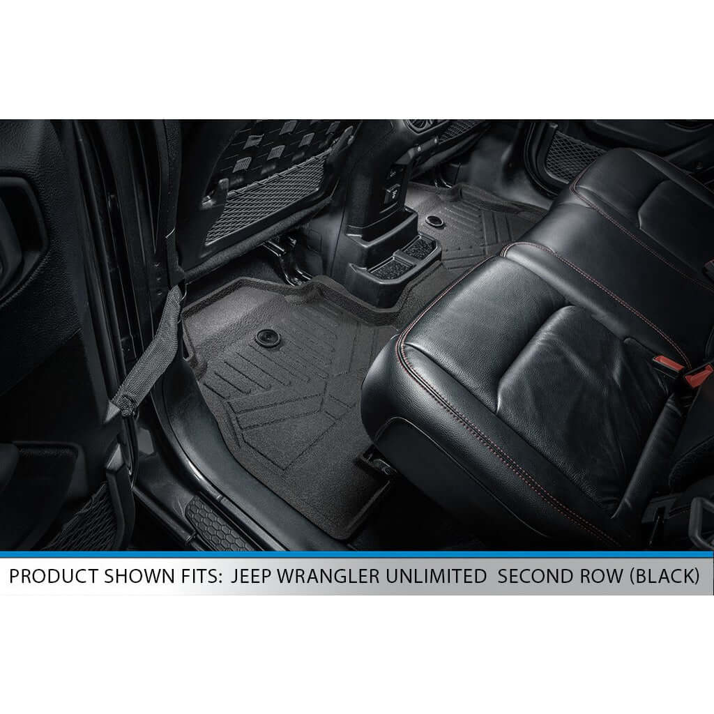 2019-2025 Jeep Wrangler Rubber Liners|Unlimited 4 Door|SMARTLINER