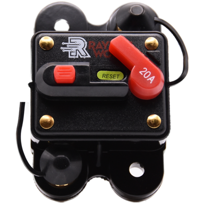 20A-300 Amp Waterproof Circuit Breaker Manual Reset 12-48V DC (Copy)