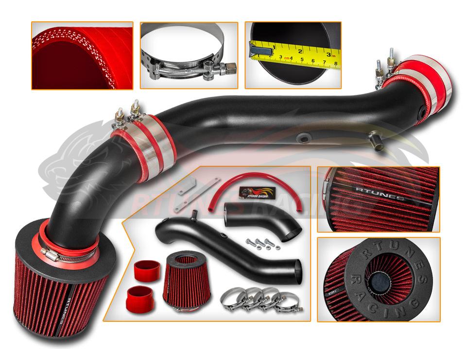 Cold Air Intake Kit For 2004-2009 Durango 3.7L 4.7L 5.7L V6 V8 | Rtunes Racing | RCI-DG-12BK